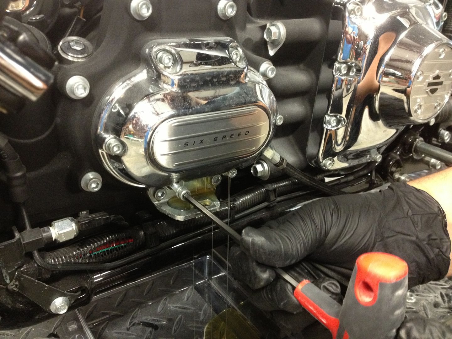 Extended Clutch Cable Bad Dad Custom Bagger Parts for Your Bagger